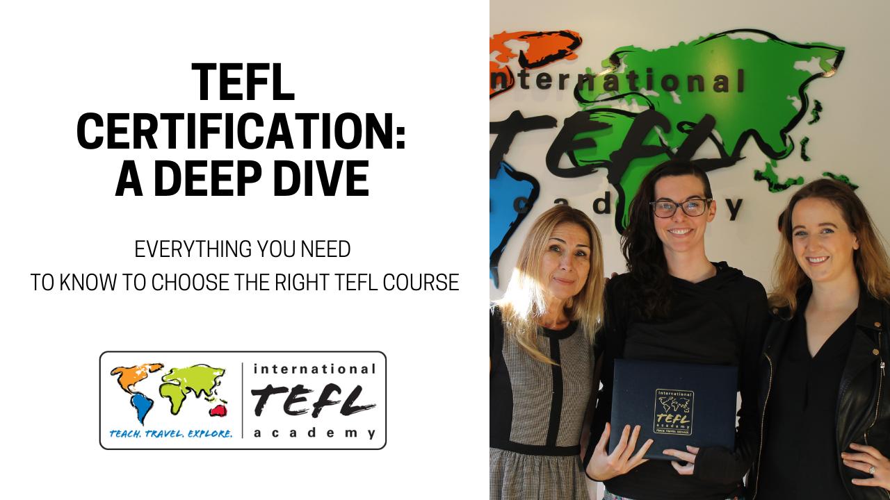 TEFL Certification: A Deep Dive